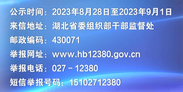 湖北省最新干部公示展现新时代领导风采与担当